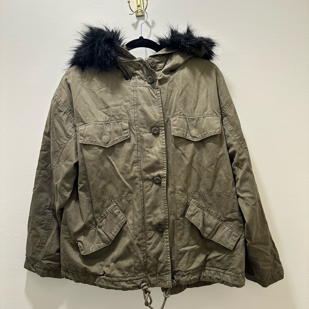 American Eagle Military Parka Jacket - image 3